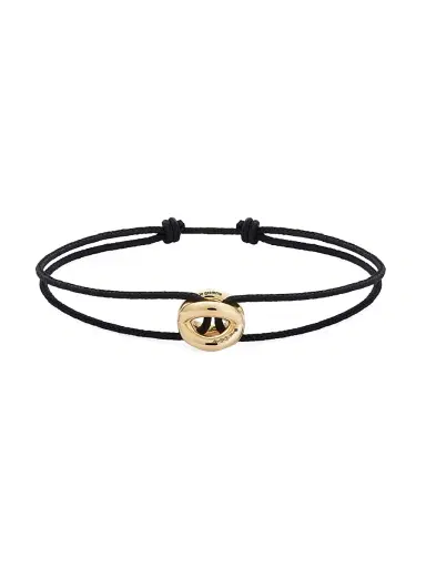 Le Gramme Men's 1G Polished 18K Yellow Gold Entrelacs Cord Bracelet - Gold | Thumbnail 1 Le Gramme Men's 1G Polished 18K Yellow Gold Entrelacs Cord Bracelet - Gold | Thumbnail 1