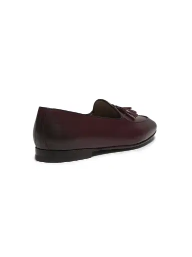 Manolo Blahnik Men's Lennox Leather Loafers - Dark Brown - Size 7 | Thumbnail 3 Manolo Blahnik Men's Lennox Leather Loafers - Dark Brown - Size 7 | Thumbnail 3