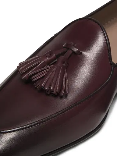 Manolo Blahnik Men's Lennox Leather Loafers - Dark Brown - Size 7 | Thumbnail 6 Manolo Blahnik Men's Lennox Leather Loafers - Dark Brown - Size 7 | Thumbnail 6