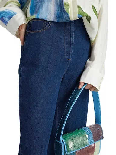 Significant Other Women's Stevi Wide-Leg Cuff Jeans - Indigo | Thumbnail 6 Significant Other Women's Stevi Wide-Leg Cuff Jeans - Indigo | Thumbnail 6