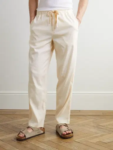 Orlebar Brown Alex Tapered Stretch Linen and Lyocell-Blend Drawstring Trousers - Men | Thumbnail 3 Orlebar Brown Alex Tapered Stretch Linen and Lyocell-Blend Drawstring Trousers - Men | Thumbnail 3