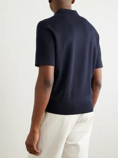 Loro Piana Wish® Wool Polo Shirt - Men | Thumbnail 3 Loro Piana Wish® Wool Polo Shirt - Men | Thumbnail 3
