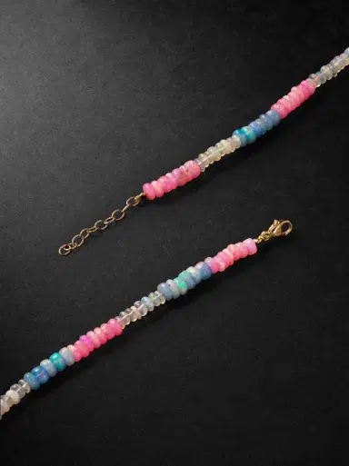 JIA JIA Gold Opal Beaded Necklace - Men | Thumbnail 3 JIA JIA Gold Opal Beaded Necklace - Men | Thumbnail 3