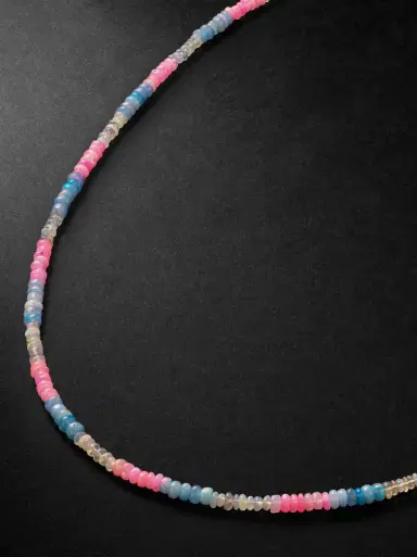 JIA JIA Gold Opal Beaded Necklace - Men | Thumbnail 1 JIA JIA Gold Opal Beaded Necklace - Men | Thumbnail 1