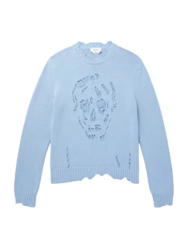 Distressed Cotton Sweater - Men Distressed Cotton Sweater - Men