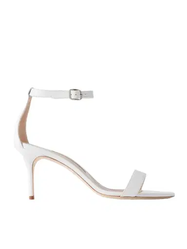 Manolo Blahnik Chaos 70 Leather Sandals | Thumbnail 1 Manolo Blahnik Chaos 70 Leather Sandals | Thumbnail 1