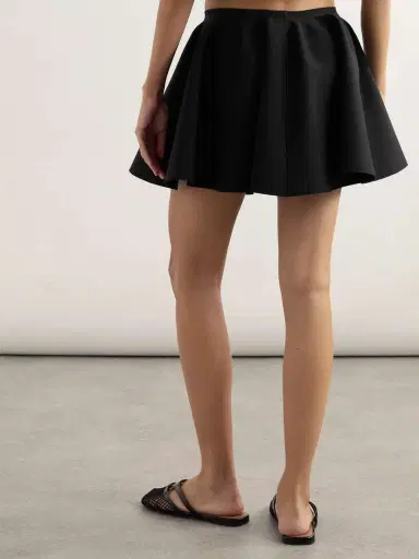 Alaïa Pleated Stretch-knit Mini Skirt | Thumbnail 3 Alaïa Pleated Stretch-knit Mini Skirt | Thumbnail 3