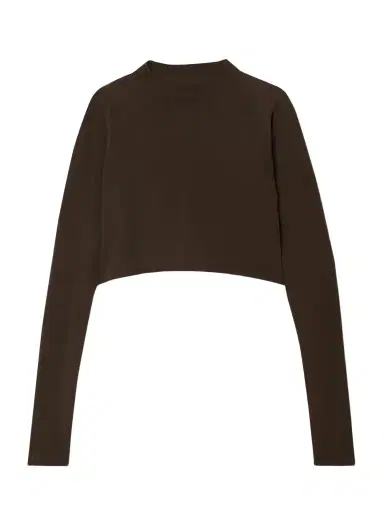 Alaïa Paneled Cropped Jersey Top | Thumbnail 1 Alaïa Paneled Cropped Jersey Top | Thumbnail 1