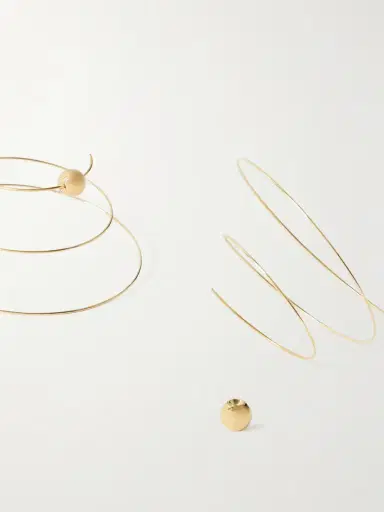 Alaïa Thin Spiral Gold-tone Earrings | Thumbnail 3 Alaïa Thin Spiral Gold-tone Earrings | Thumbnail 3