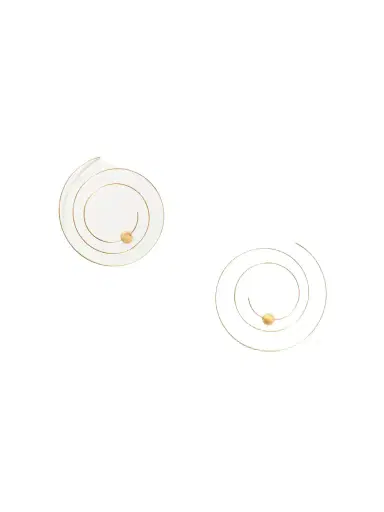 Alaïa Thin Spiral Gold-tone Earrings | Thumbnail 1 Alaïa Thin Spiral Gold-tone Earrings | Thumbnail 1