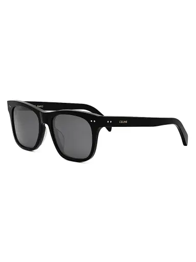 CELINE Women's Thin 54MM Square Sunglasses - Shiny Black Smoke | Thumbnail 1 CELINE Women's Thin 54MM Square Sunglasses - Shiny Black Smoke | Thumbnail 1