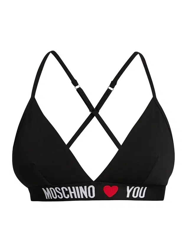 Women's Logo Triangle Bikini Top - Black Women's Logo Triangle Bikini Top - Black
