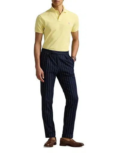 Polo Ralph Lauren Men's Classic-Fit Mesh Polo Shirt - Resort Gold - Size XXL | Thumbnail 2 Polo Ralph Lauren Men's Classic-Fit Mesh Polo Shirt - Resort Gold - Size XXL | Thumbnail 2