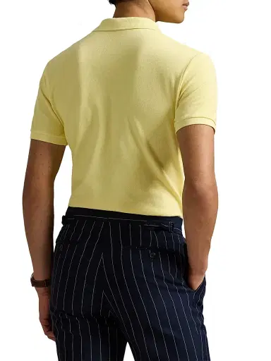 Polo Ralph Lauren Men's Classic-Fit Mesh Polo Shirt - Resort Gold - Size XXL | Thumbnail 4 Polo Ralph Lauren Men's Classic-Fit Mesh Polo Shirt - Resort Gold - Size XXL | Thumbnail 4