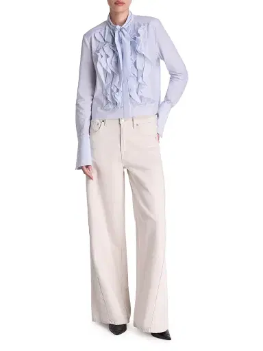 TWP Women's Almost Famous Wide-Leg Jeans - Natural - Size 30 | Thumbnail 2 TWP Women's Almost Famous Wide-Leg Jeans - Natural - Size 30 | Thumbnail 2