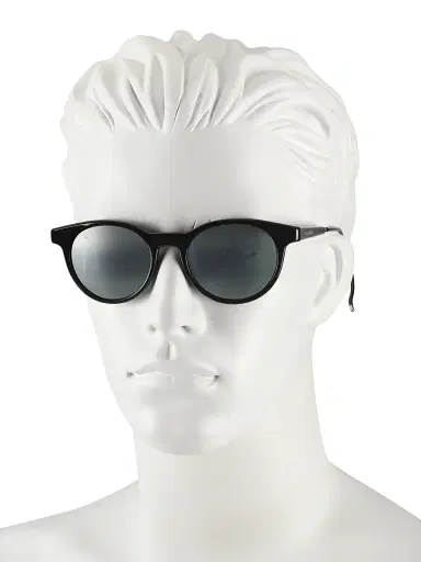 Vuarnet Men's Lifestyle 55MM Round Sunglasses - Black Grey | Thumbnail 3 Vuarnet Men's Lifestyle 55MM Round Sunglasses - Black Grey | Thumbnail 3