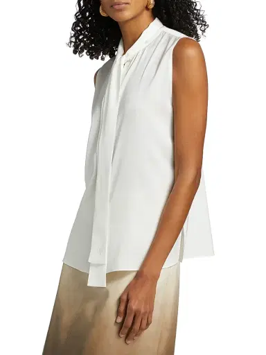 Kobi Halperin Women's Ives Stretch Silk Sleeveless Blouse - | Thumbnail 4 Kobi Halperin Women's Ives Stretch Silk Sleeveless Blouse - | Thumbnail 4