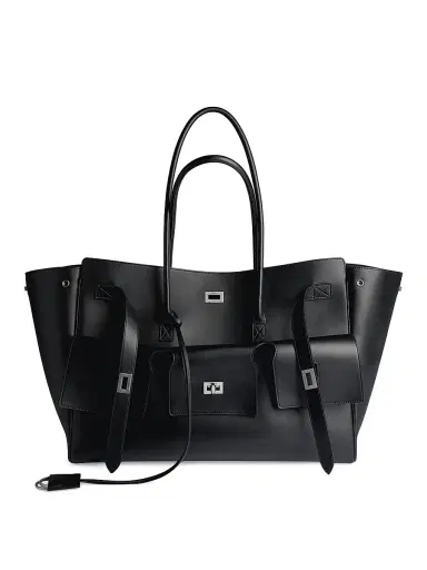Balenciaga Women's Bel Air Carry All Bag - Black | Thumbnail 1 Balenciaga Women's Bel Air Carry All Bag - Black | Thumbnail 1