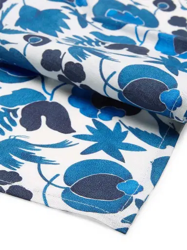 La DoubleJ Large Napkin Set of 2 - Wildbird Small Blue | Thumbnail 4 La DoubleJ Large Napkin Set of 2 - Wildbird Small Blue | Thumbnail 4