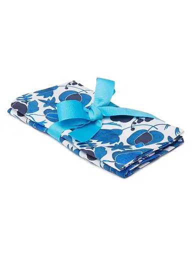 La DoubleJ Large Napkin Set of 2 - Wildbird Small Blue | Thumbnail 1 La DoubleJ Large Napkin Set of 2 - Wildbird Small Blue | Thumbnail 1