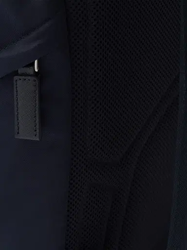Prada Men's Re-Nylon and Saffiano Leather Backpack - Blue | Thumbnail 7 Prada Men's Re-Nylon and Saffiano Leather Backpack - Blue | Thumbnail 7