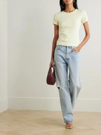 AGOLDE Kelly Distressed High-rise Straight-leg Jeans | Thumbnail 2 AGOLDE Kelly Distressed High-rise Straight-leg Jeans | Thumbnail 2