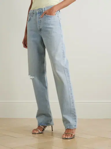 AGOLDE Kelly Distressed High-rise Straight-leg Jeans | Thumbnail 3 AGOLDE Kelly Distressed High-rise Straight-leg Jeans | Thumbnail 3