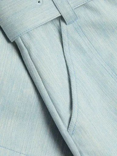 Cinq à Sept Women's Aldi Belted Melangé Shorts - Kettle Pond White | Thumbnail 7 Cinq à Sept Women's Aldi Belted Melangé Shorts - Kettle Pond White | Thumbnail 7