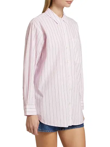 Rails Women's Elsa Button-Front Shirt - Cherry Blossom Stripe | Thumbnail 4 Rails Women's Elsa Button-Front Shirt - Cherry Blossom Stripe | Thumbnail 4