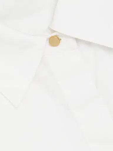 Toccin Women's Chelsea Stretch-Cotton Sleeveless Midi-Shirtdress - Optic | Thumbnail 7 Toccin Women's Chelsea Stretch-Cotton Sleeveless Midi-Shirtdress - Optic | Thumbnail 7