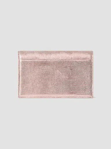 Akris Women's Anouk Embossed Leather Envelope Crossbody Bag - Pale Rose Metallic | Thumbnail 3 Akris Women's Anouk Embossed Leather Envelope Crossbody Bag - Pale Rose Metallic | Thumbnail 3