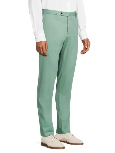 PT Torino Men's Délavé Soft Stretch-Cotton Pants - Light Green | Thumbnail 4 PT Torino Men's Délavé Soft Stretch-Cotton Pants - Light Green | Thumbnail 4