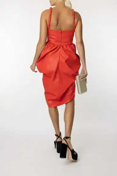 Stella McCartney Bustier Ruched Wrapped Dress | Thumbnail 4 Stella McCartney Bustier Ruched Wrapped Dress | Thumbnail 4
