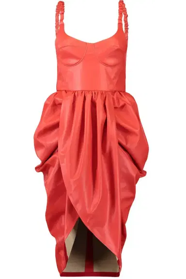 Stella McCartney Bustier Ruched Wrapped Dress | Thumbnail 1 Stella McCartney Bustier Ruched Wrapped Dress | Thumbnail 1