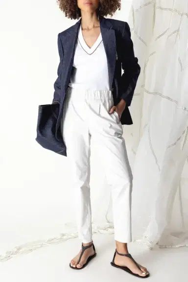 Brunello Cucinelli Comfort Ribbed Top | Thumbnail 2 Brunello Cucinelli Comfort Ribbed Top | Thumbnail 2