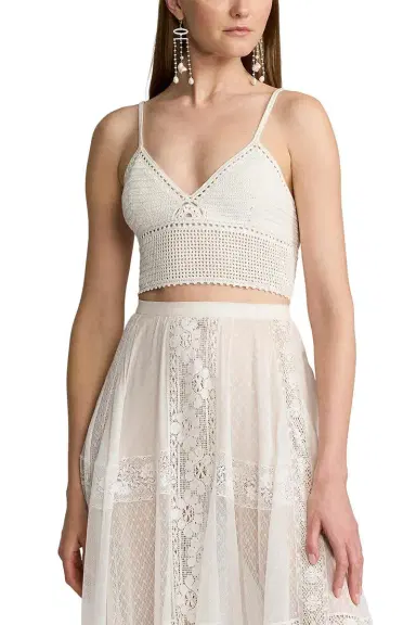 Ralph Lauren Crochet Bralette | Thumbnail 3 Ralph Lauren Crochet Bralette | Thumbnail 3