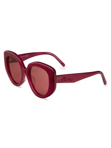 LOEWE Women's Stella 52MM Acetate Sunglasses - Cherry | Thumbnail 2 LOEWE Women's Stella 52MM Acetate Sunglasses - Cherry | Thumbnail 2