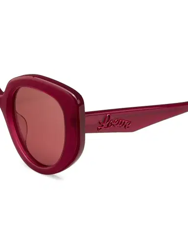 LOEWE Women's Stella 52MM Acetate Sunglasses - Cherry | Thumbnail 3 LOEWE Women's Stella 52MM Acetate Sunglasses - Cherry | Thumbnail 3