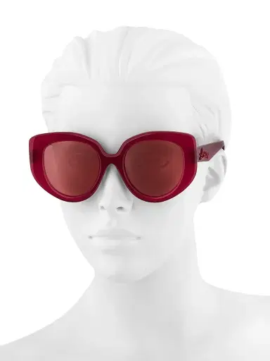 LOEWE Women's Stella 52MM Acetate Sunglasses - Cherry | Thumbnail 4 LOEWE Women's Stella 52MM Acetate Sunglasses - Cherry | Thumbnail 4