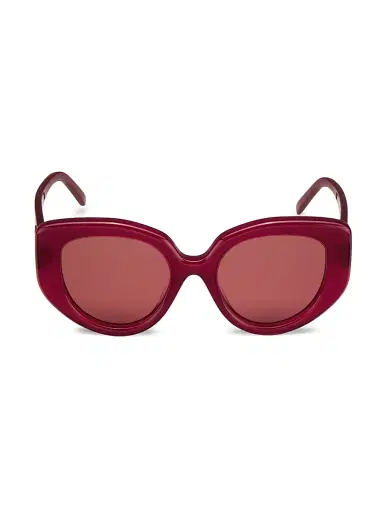 LOEWE Women's Stella 52MM Acetate Sunglasses - Cherry | Thumbnail 1 LOEWE Women's Stella 52MM Acetate Sunglasses - Cherry | Thumbnail 1