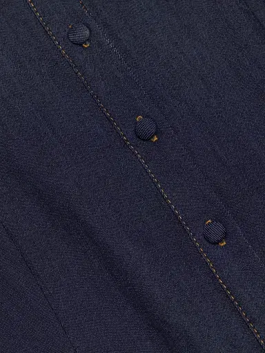 Cinq à Sept Women's Lucilla Indigo Denim Dress - Indigo | Thumbnail 7 Cinq à Sept Women's Lucilla Indigo Denim Dress - Indigo | Thumbnail 7