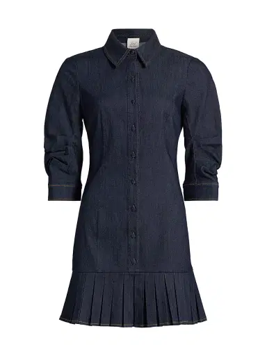 Cinq à Sept Women's Lucilla Indigo Denim Dress - Indigo | Thumbnail 1 Cinq à Sept Women's Lucilla Indigo Denim Dress - Indigo | Thumbnail 1