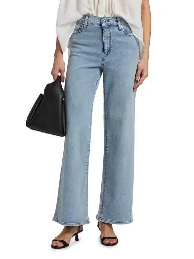 FRAME Women's Le Slim Palazzo Mid-Rise Jeans - Tribute | Thumbnail 3 FRAME Women's Le Slim Palazzo Mid-Rise Jeans - Tribute | Thumbnail 3