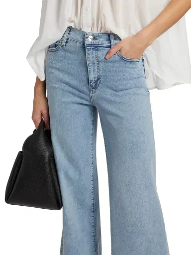 FRAME Women's Le Slim Palazzo Mid-Rise Jeans - Tribute | Thumbnail 6 FRAME Women's Le Slim Palazzo Mid-Rise Jeans - Tribute | Thumbnail 6