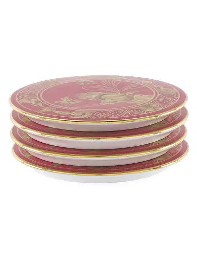 Ginori 1735 Tesori Oriente Italiano 4-Piece Coasters Set - Red | Thumbnail 3 Ginori 1735 Tesori Oriente Italiano 4-Piece Coasters Set - Red | Thumbnail 3