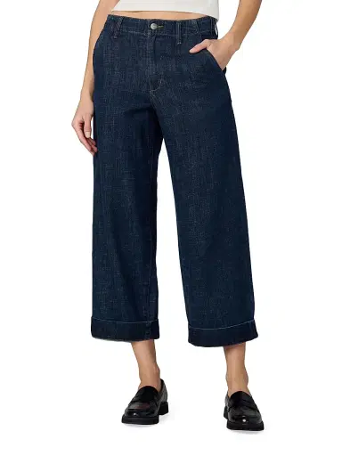Joe's Jeans Women's The Karter Trouser Crop Wide-Leg Jeans - Out Of Control | Thumbnail 3 Joe's Jeans Women's The Karter Trouser Crop Wide-Leg Jeans - Out Of Control | Thumbnail 3