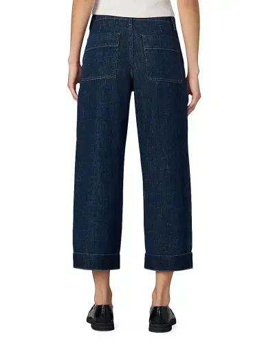 Joe's Jeans Women's The Karter Trouser Crop Wide-Leg Jeans - Out Of Control | Thumbnail 5 Joe's Jeans Women's The Karter Trouser Crop Wide-Leg Jeans - Out Of Control | Thumbnail 5