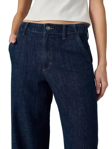 Joe's Jeans Women's The Karter Trouser Crop Wide-Leg Jeans - Out Of Control | Thumbnail 6 Joe's Jeans Women's The Karter Trouser Crop Wide-Leg Jeans - Out Of Control | Thumbnail 6