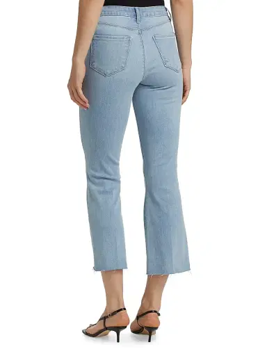 L'AGENCE Women's Kendra Flared Crop Jeans - Dorian | Thumbnail 5 L'AGENCE Women's Kendra Flared Crop Jeans - Dorian | Thumbnail 5