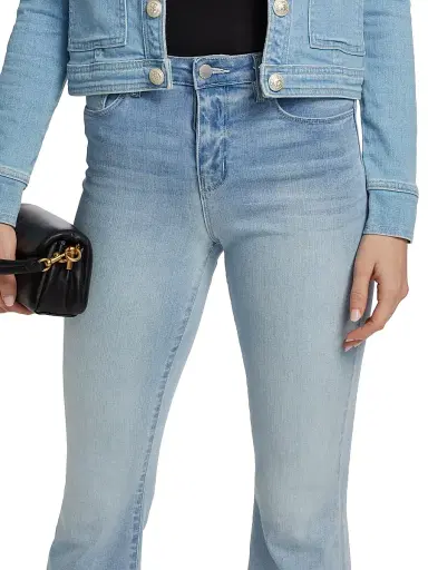 L'AGENCE Women's Kendra Flared Crop Jeans - Dorian | Thumbnail 6 L'AGENCE Women's Kendra Flared Crop Jeans - Dorian | Thumbnail 6